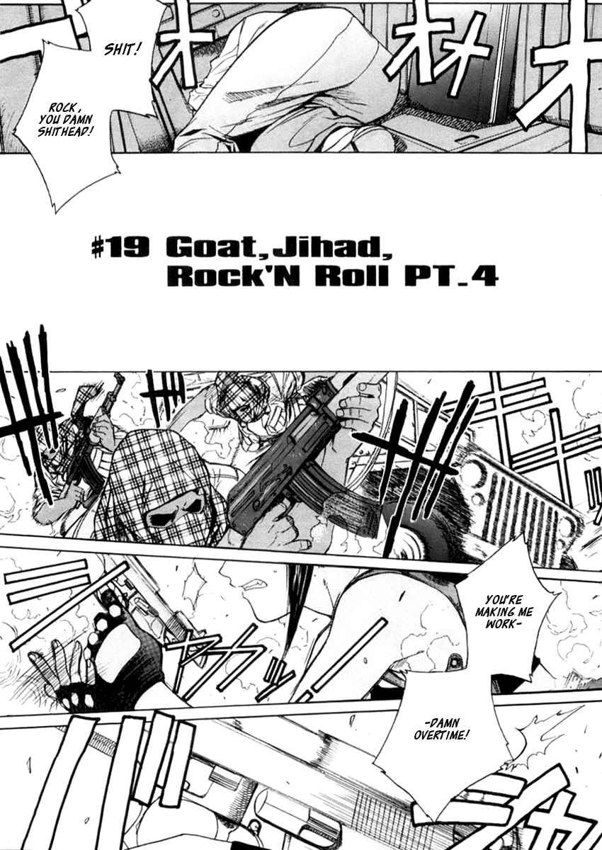 Black Lagoon Chapter 19 page 1 - Chapter 19: Goat, Jihad, Rock 'N' Roll Pt.4