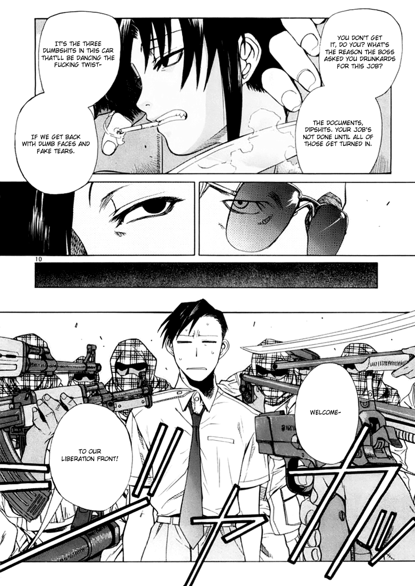 Black Lagoon Chapter 19 page 9 - Chapter 19: Goat, Jihad, Rock 'N' Roll Pt.4