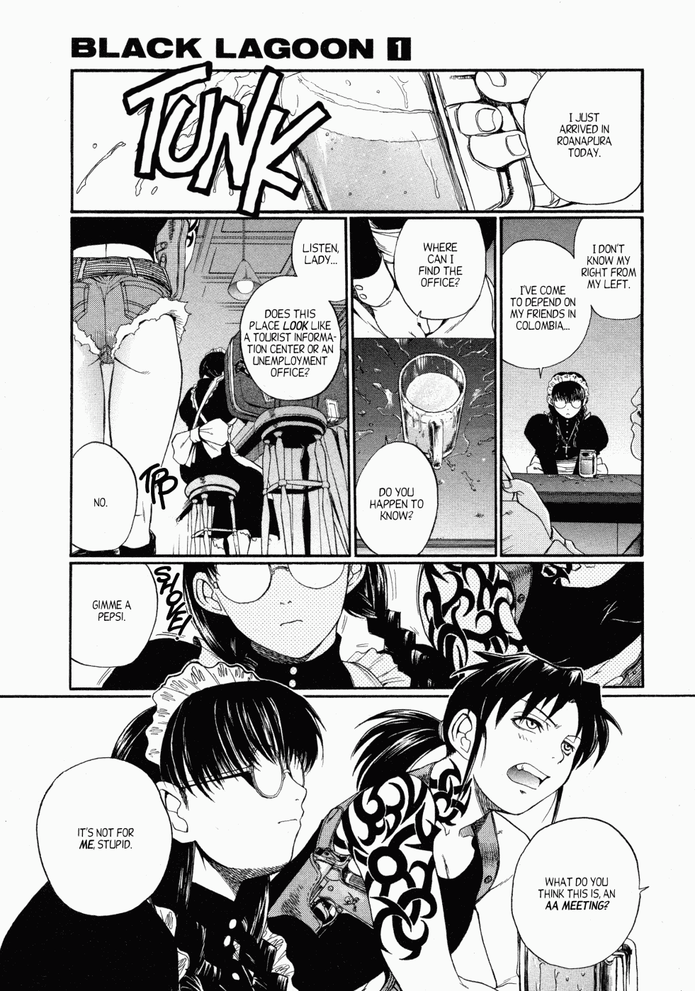 Black Lagoon Chapter 2 page 15 - Chapter 2: Rasta Blasta Pt.1