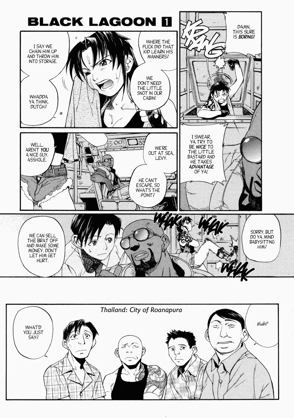 Black Lagoon Chapter 2 page 3 - Chapter 2: Rasta Blasta Pt.1