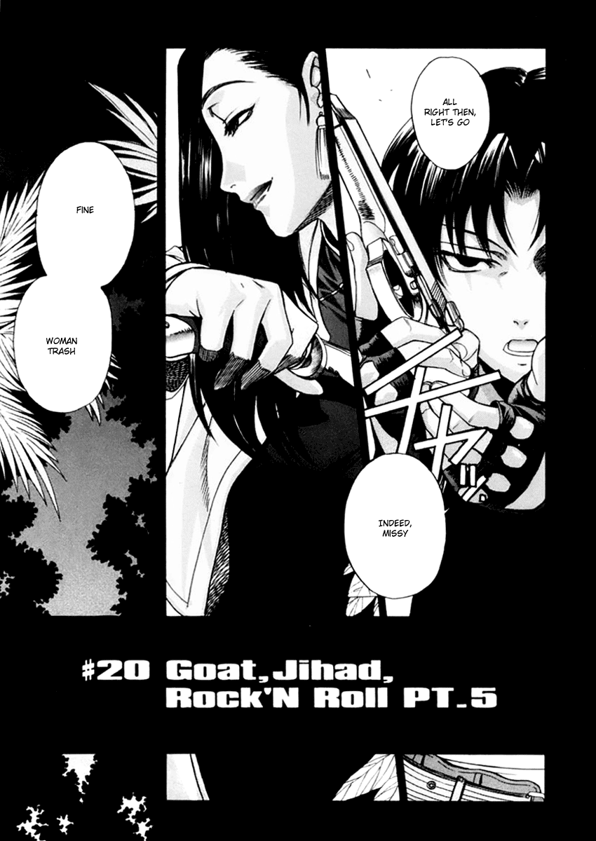Black Lagoon Chapter 20 page 1 - Chapter 20: Goat, Jihad, Rock 'N' Roll Pt.5