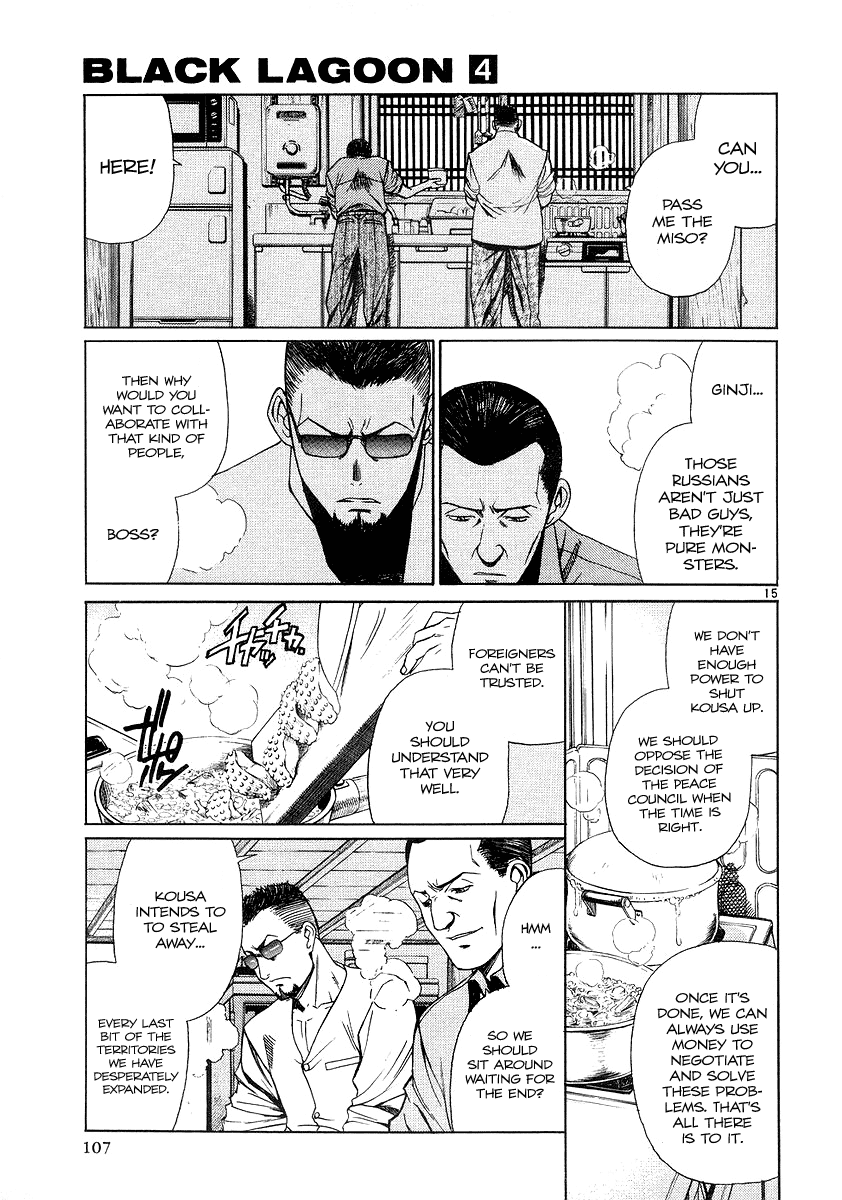 Black Lagoon Chapter 25 page 15 - Chapter 25: Fujiyama Gangsta Paradise Pt.4