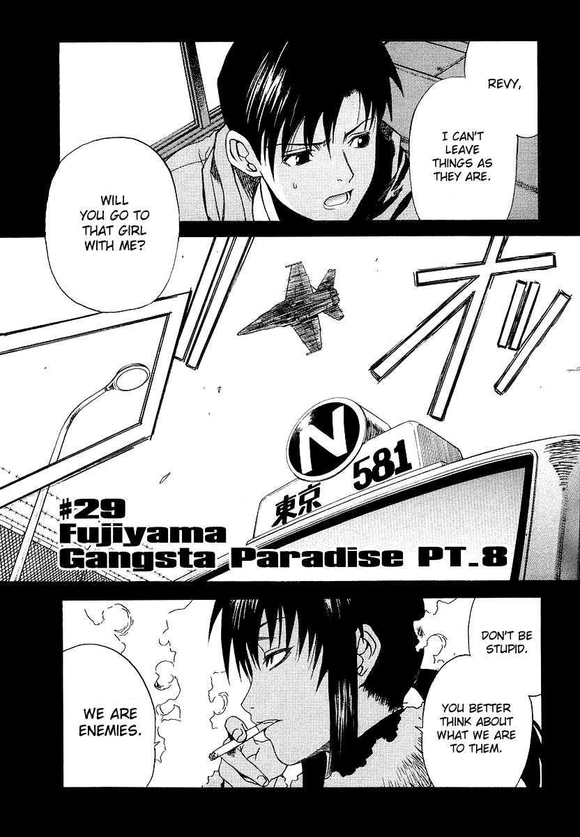 Black Lagoon Chapter 29 page 1 - Chapter 29: Fujiyama Gangsta Paradise Pt.8
