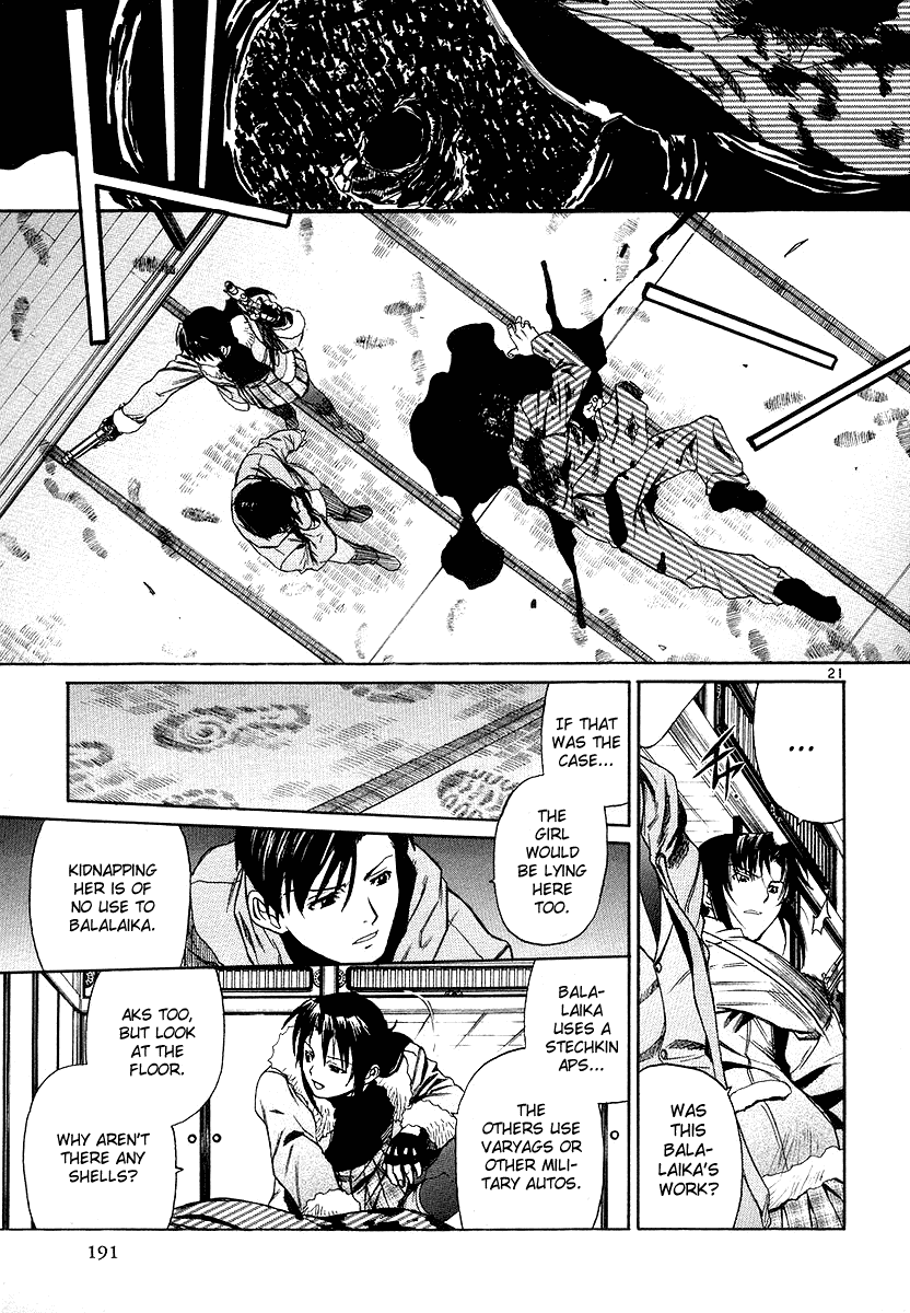 Black Lagoon Chapter 29 page 21 - Chapter 29: Fujiyama Gangsta Paradise Pt.8