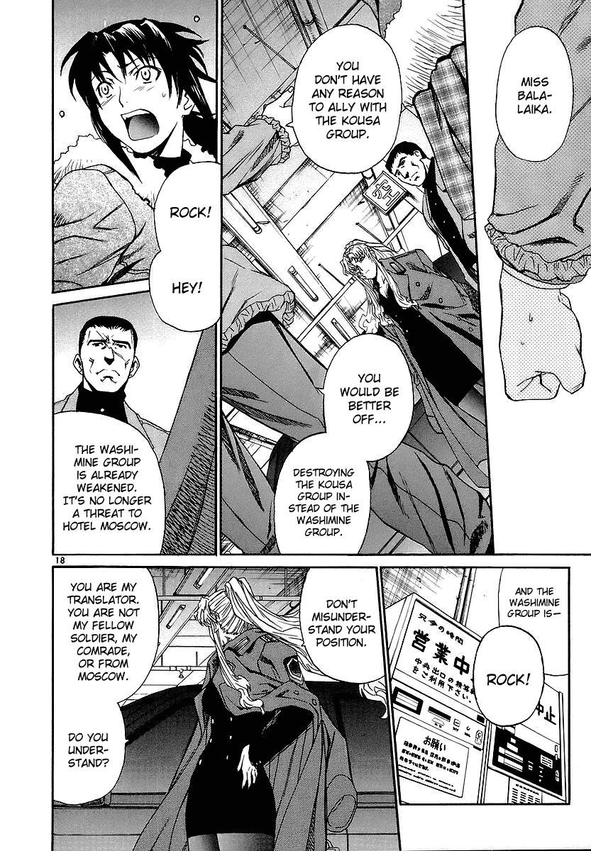 Black Lagoon Chapter 33 page 18 - Chapter 33: Fujiyama Gangsta Paradise Pt.12