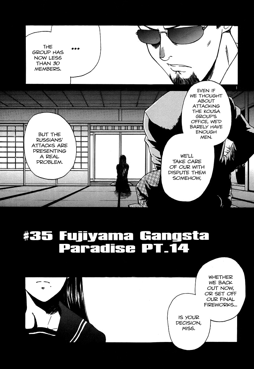Black Lagoon Chapter 35 page 1 - Chapter 35: Fujiyama Gangsta Paradise Pt.14