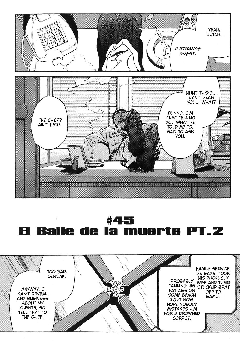 Black Lagoon Chapter 45 page 1 - Chapter 45: El Baile de la Muerte Pt.5