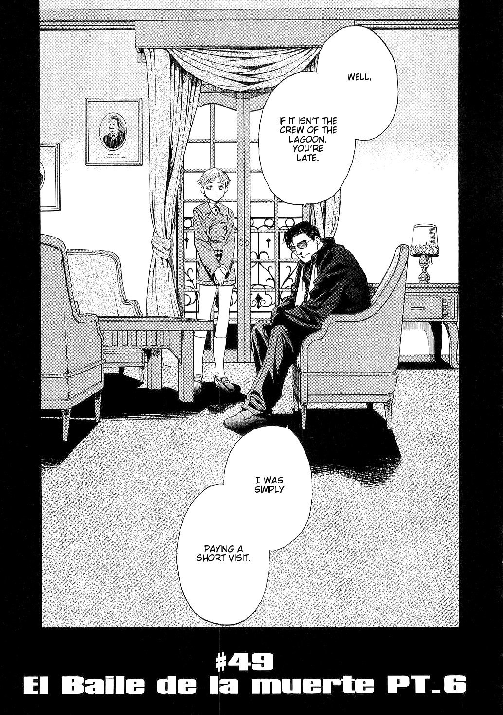 Black Lagoon Chapter 49 page 1 - Chapter 49: El Baile de la Muerte Pt.6