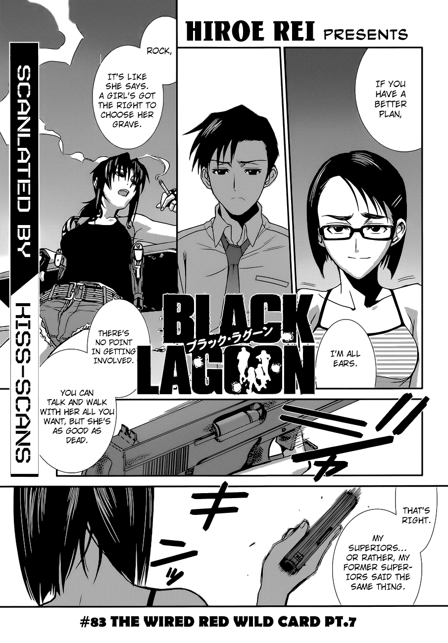 Black Lagoon Chapter 83 page 1 - Chapter 83: The Wired Red Wild Card Pt.7