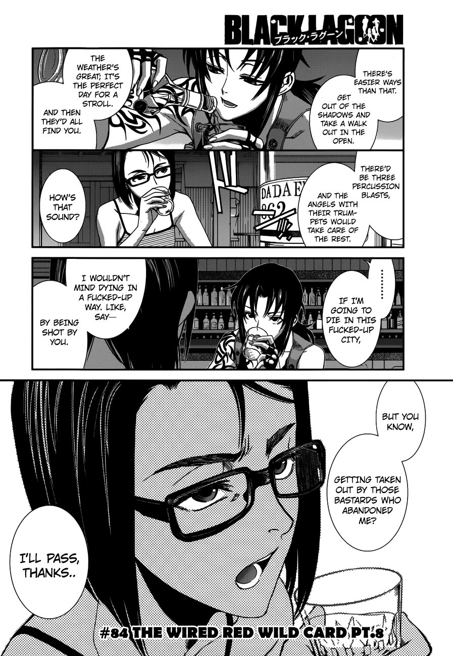 Black Lagoon Chapter 84 page 2 - Chapter 84: The Wired Red Wild Card Pt.8