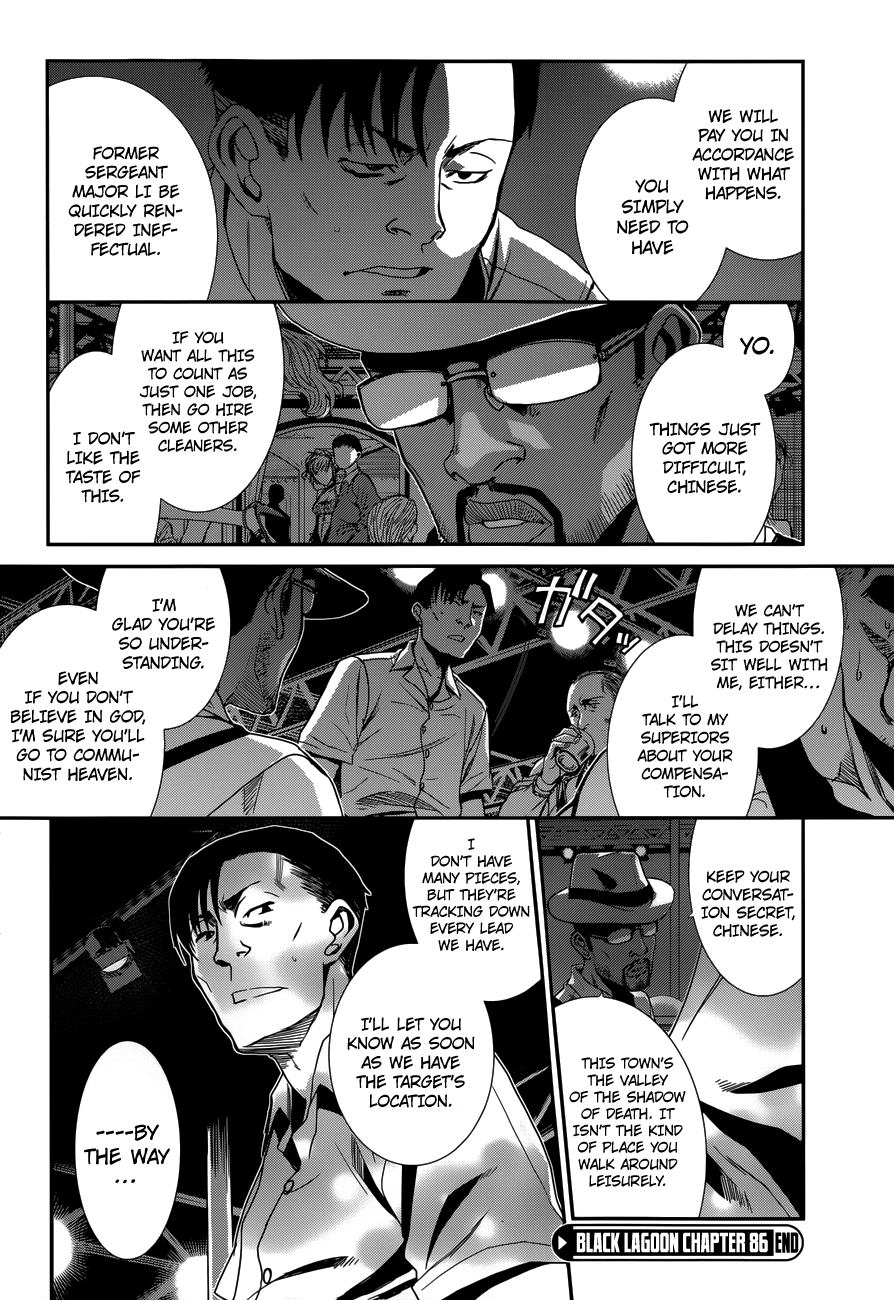 Black Lagoon Chapter 86 page 17 - Chapter 86: The Wired Red Wild Card Pt.10