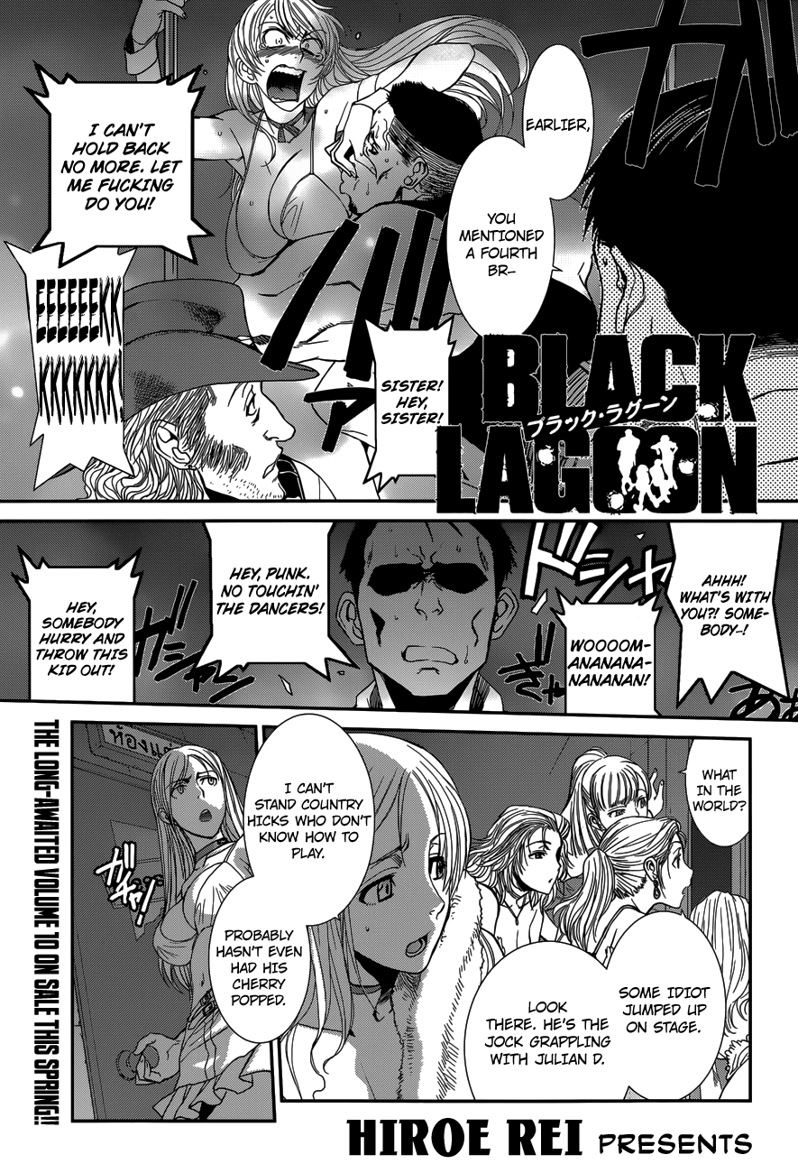 Black Lagoon Chapter 87 page 1 - Chapter 87: The Wired Red Wild Card Pt.11