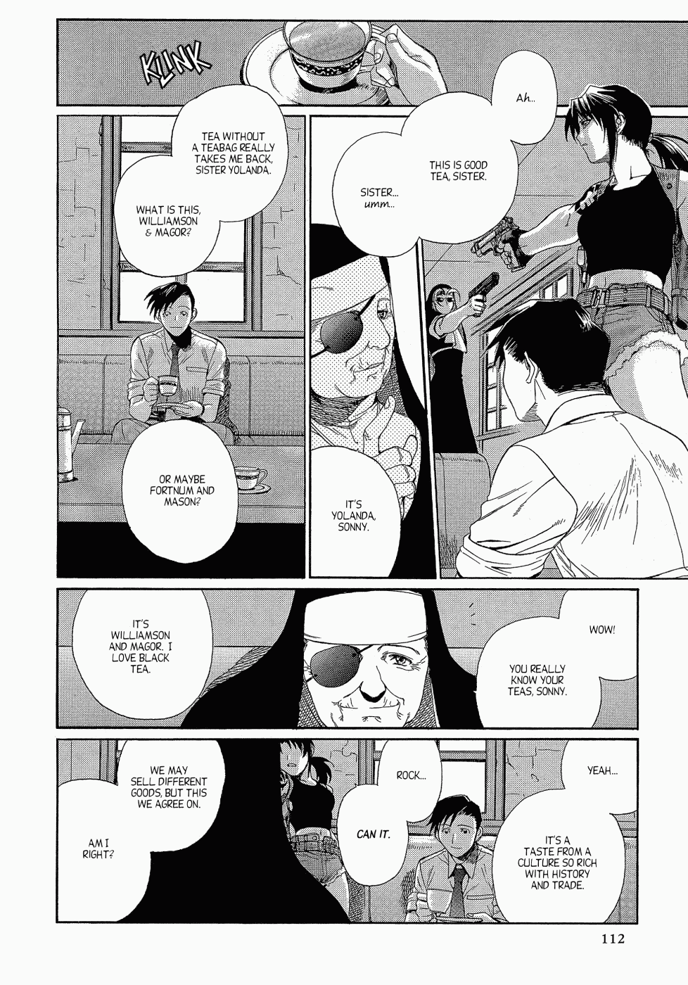 Black Lagoon Chapter 9 page 12 - Chapter 9: Calm Down, Two Men Pt.1