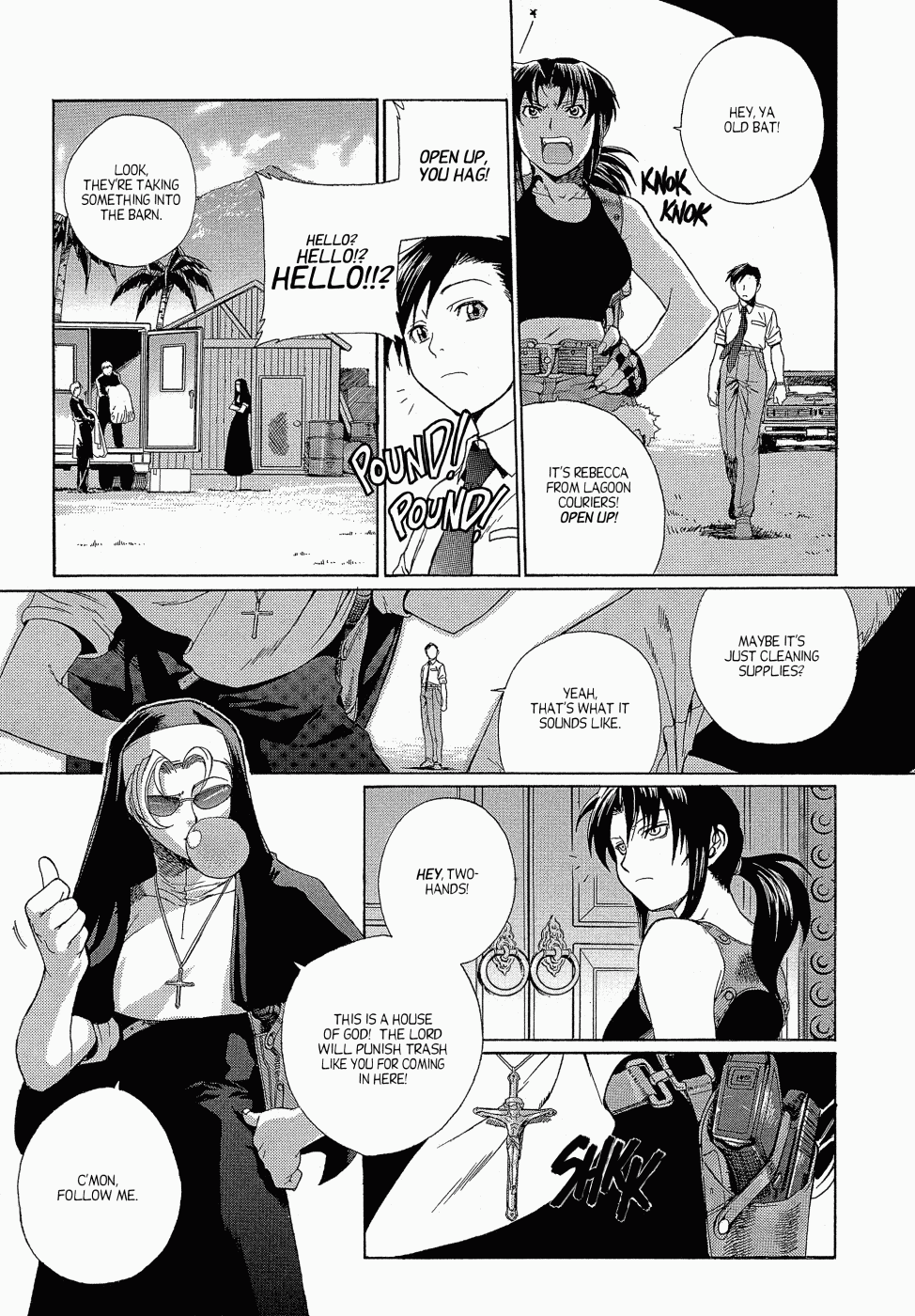 Black Lagoon Chapter 9 page 9 - Chapter 9: Calm Down, Two Men Pt.1