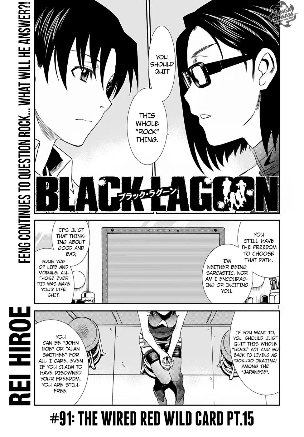 Black Lagoon Chapter 91 page 1 - Chapter 91: The Wired Red Wild Card PT.15