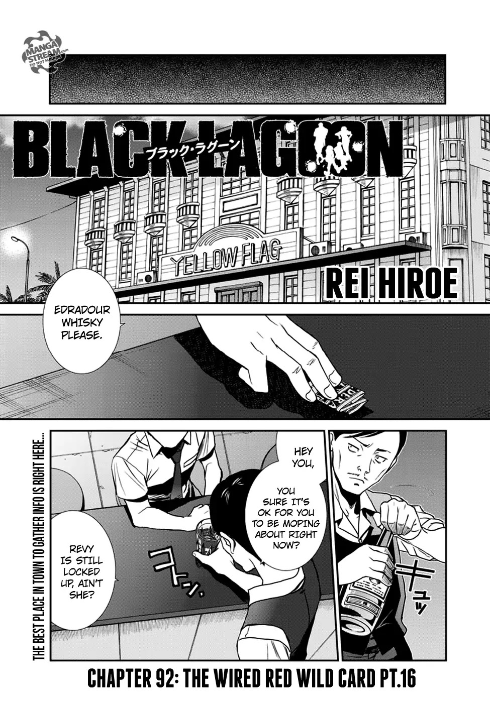 Black Lagoon Chapter 92 page 1 - Chapter 92: The Wired Red Wild Card PT.16
