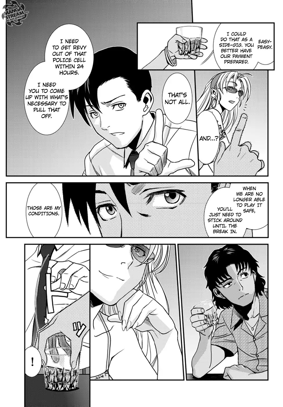 Black Lagoon Chapter 92 page 12 - Chapter 92: The Wired Red Wild Card PT.16