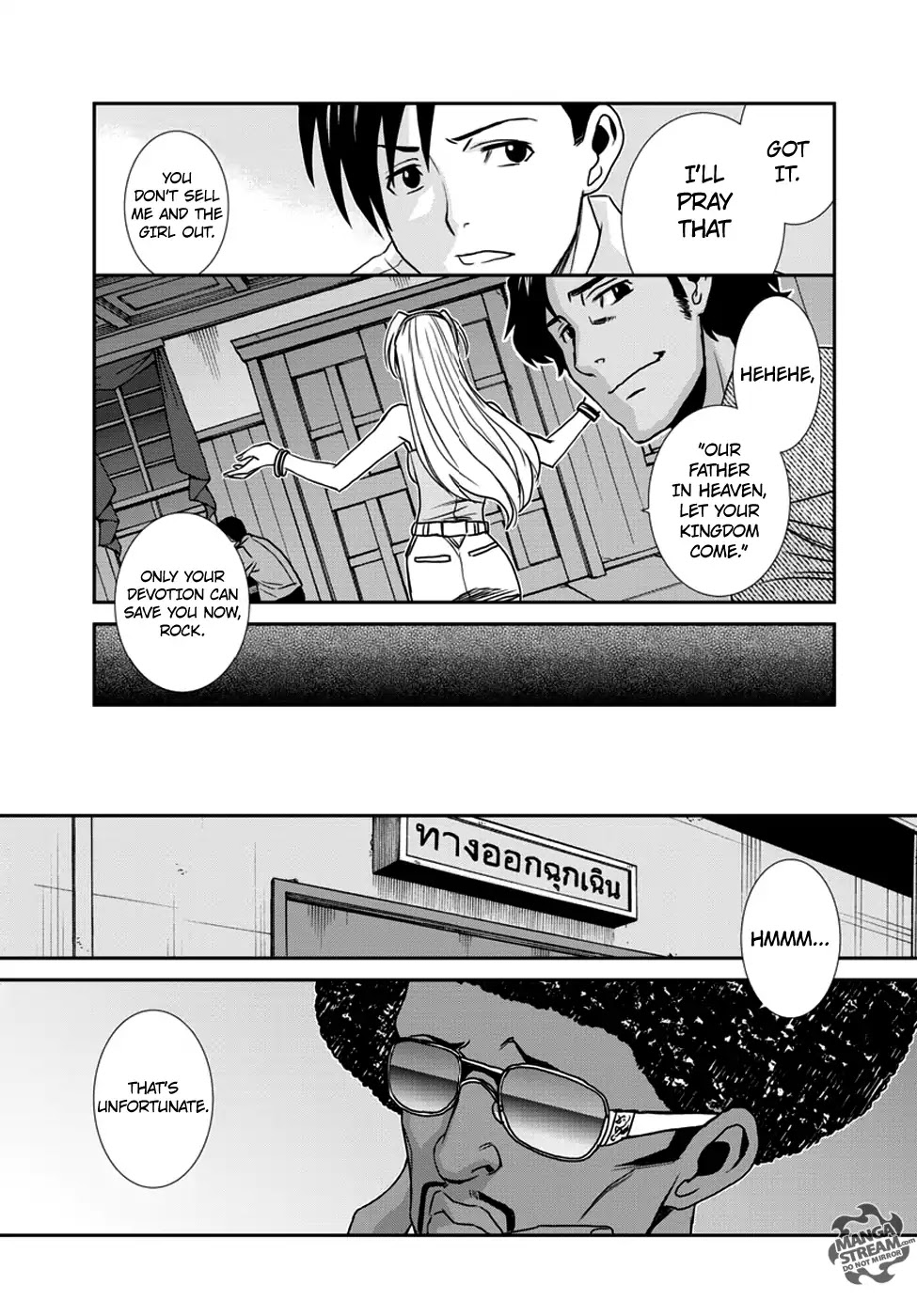 Black Lagoon Chapter 92 page 14 - Chapter 92: The Wired Red Wild Card PT.16