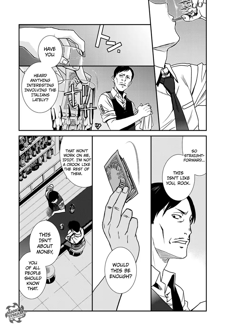 Black Lagoon Chapter 92 page 3 - Chapter 92: The Wired Red Wild Card PT.16