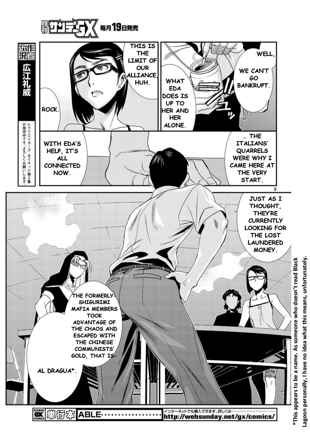 Black Lagoon Chapter 93 page 9 - Chapter 93: The Wired Red Wild Card Pt.17
