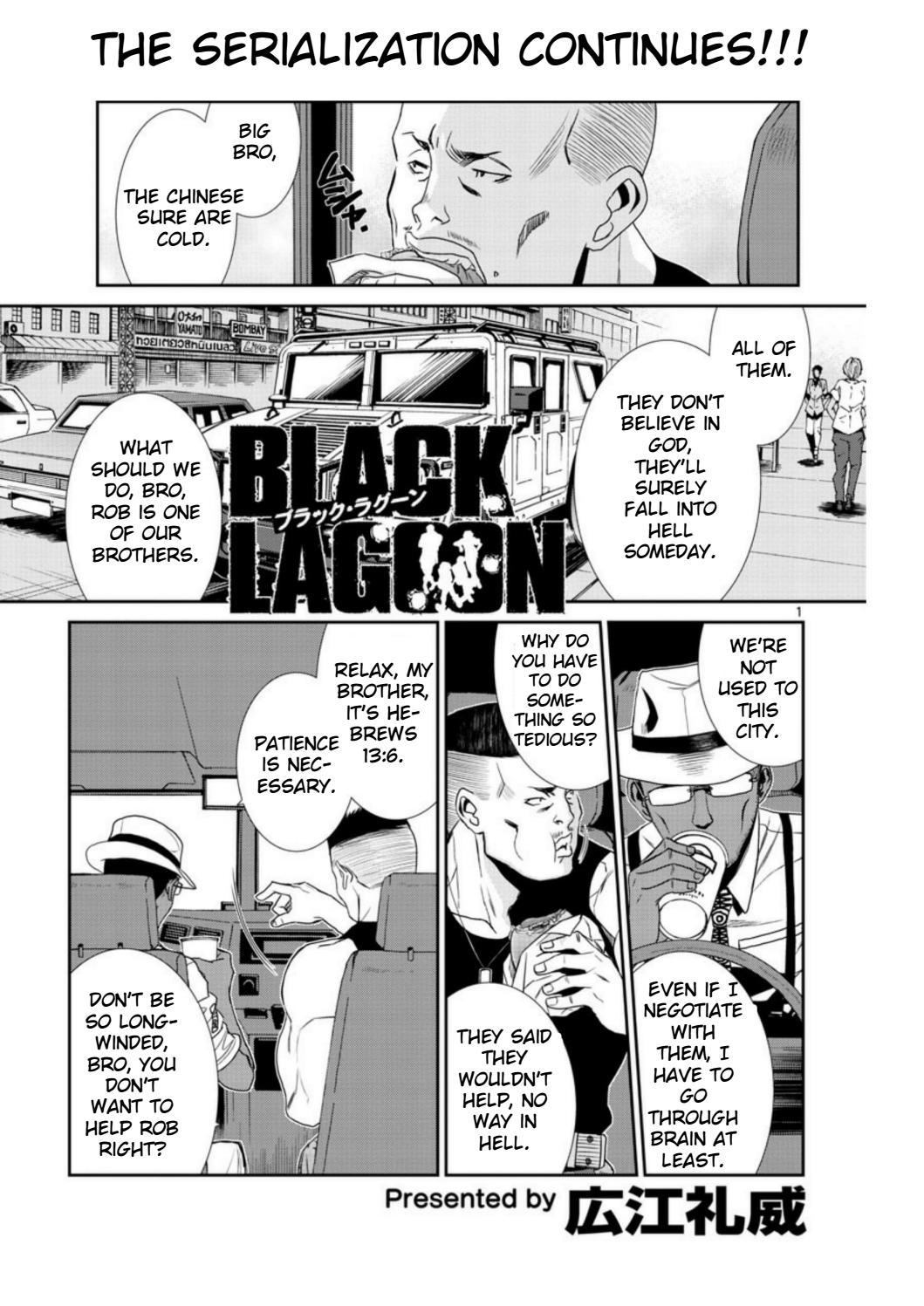 Black Lagoon Chapter 94 page 1 - Chapter 94: The Wired Red Wild Card Pt.18