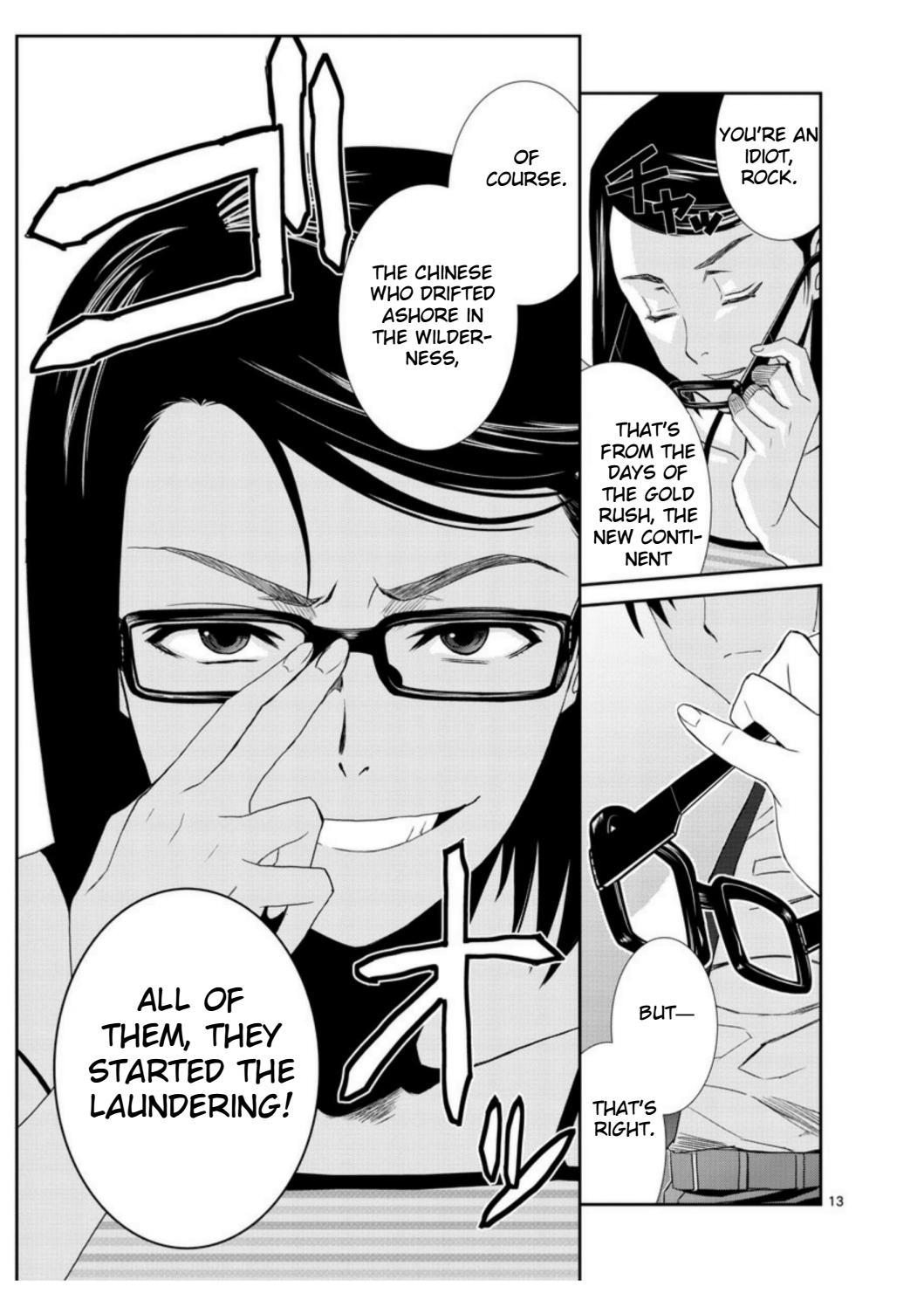 Black Lagoon Chapter 94 page 13 - Chapter 94: The Wired Red Wild Card Pt.18