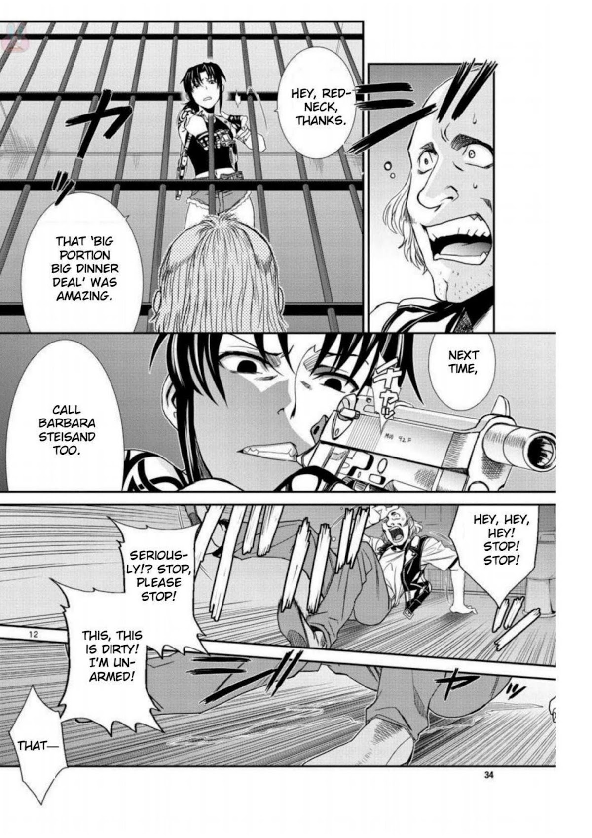Black Lagoon Chapter 95 page 12 - Chapter 95: The Wired Red Wild Card Pt.19