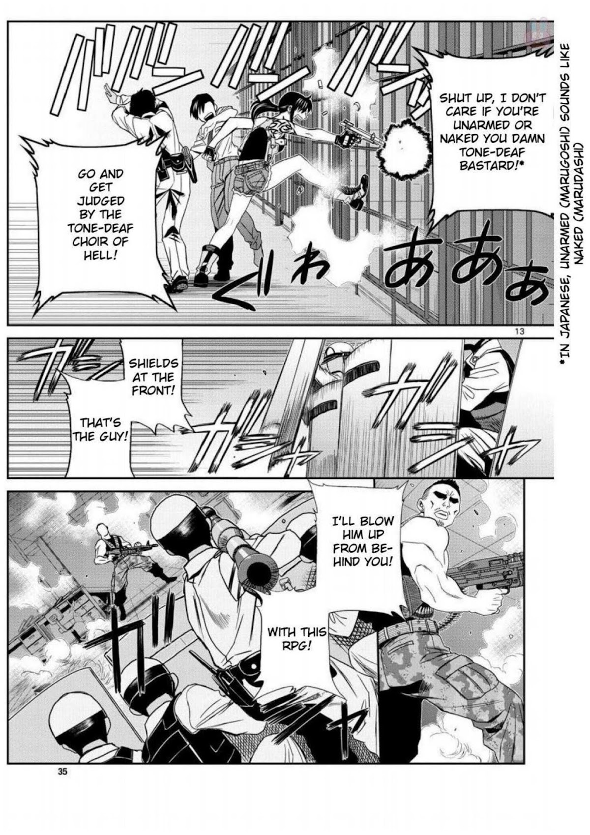 Black Lagoon Chapter 95 page 13 - Chapter 95: The Wired Red Wild Card Pt.19