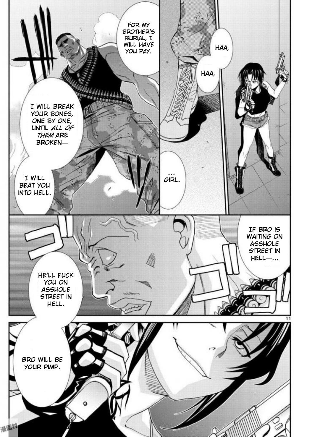 Black Lagoon Chapter 96 page 11 - Chapter 96: The Wired Red Wild Card Pt.20