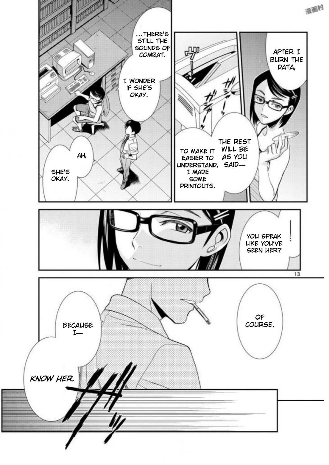 Black Lagoon Chapter 96 page 13 - Chapter 96: The Wired Red Wild Card Pt.20