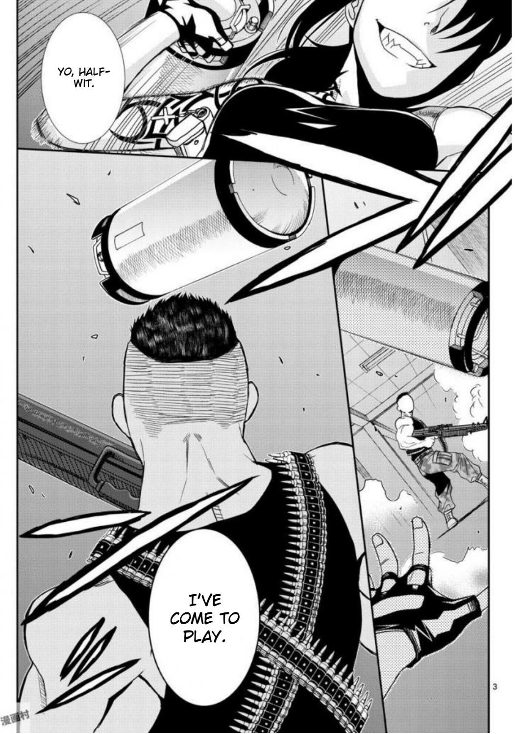 Black Lagoon Chapter 96 page 3 - Chapter 96: The Wired Red Wild Card Pt.20