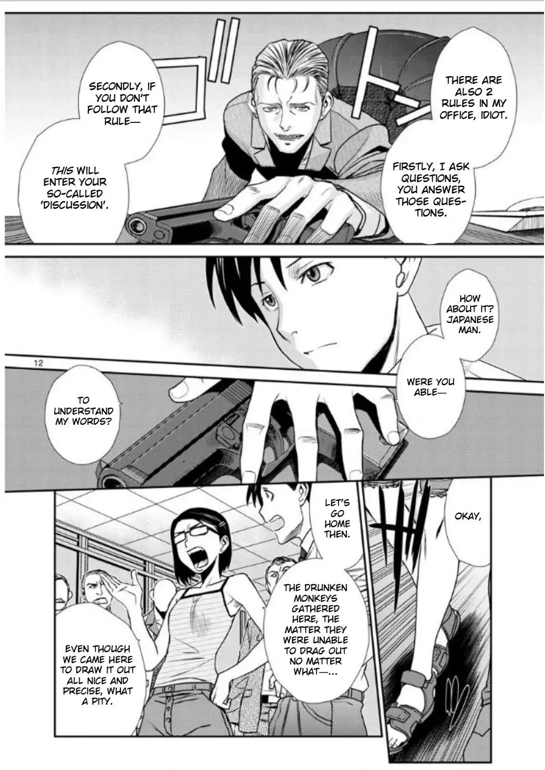 Black Lagoon Chapter 98 page 12 - Chapter 98: The Wired Red Wild Card PT.22