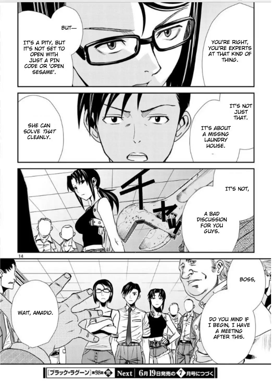 Black Lagoon Chapter 98 page 14 - Chapter 98: The Wired Red Wild Card PT.22