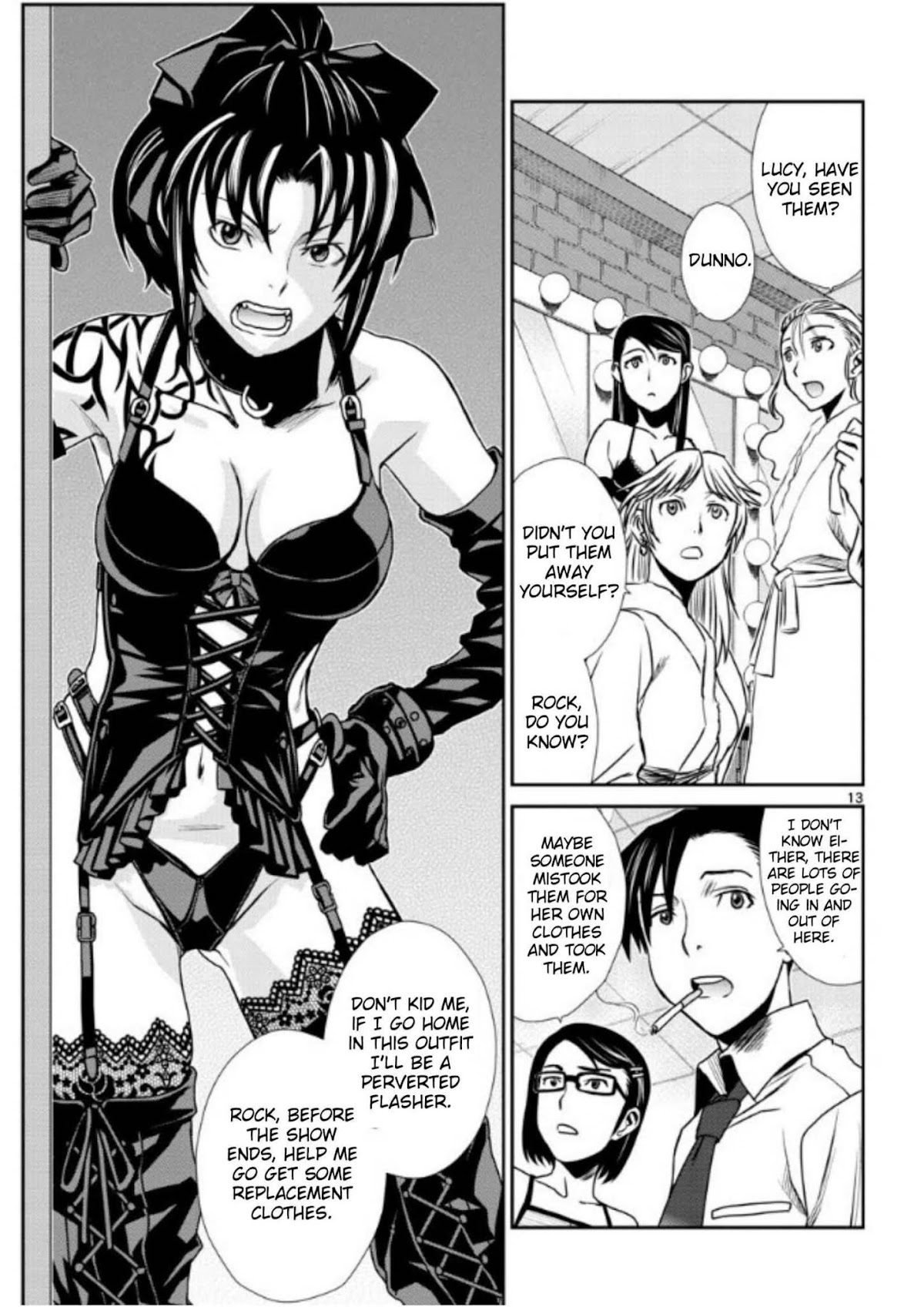 Black Lagoon Chapter 99 page 13 - Chapter 99: The Wired Red Wild Card Pt.23