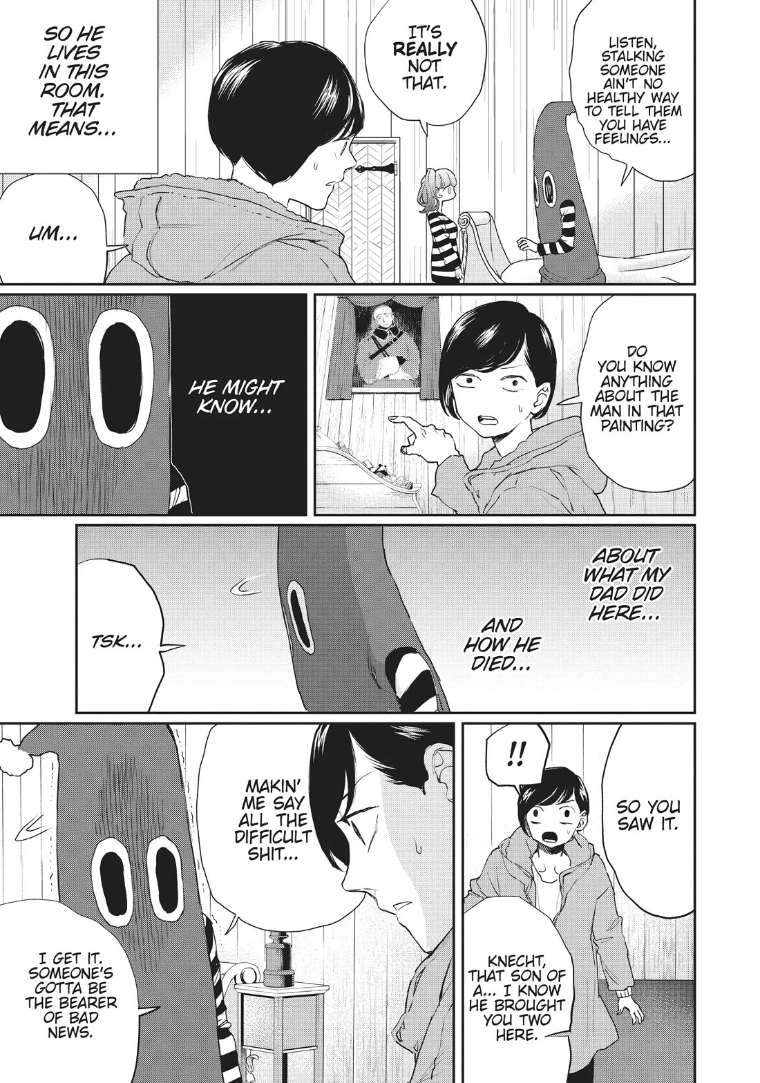 Black Night Parade Chapter 13 page 12 - Chapter 13: The Un-fortunate Gingerbread Cookie!