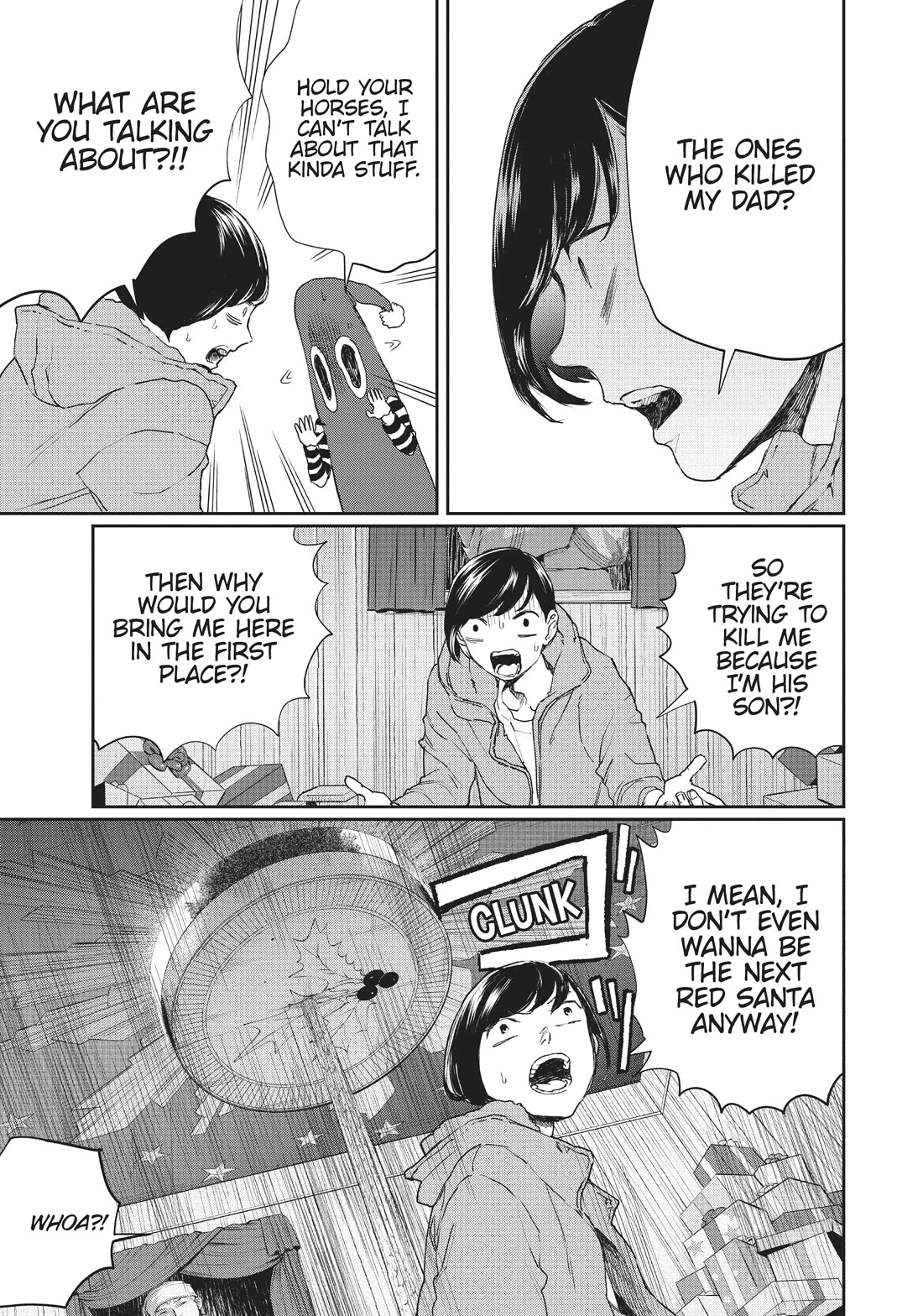 Black Night Parade Chapter 13 page 16 - Chapter 13: The Un-fortunate Gingerbread Cookie!