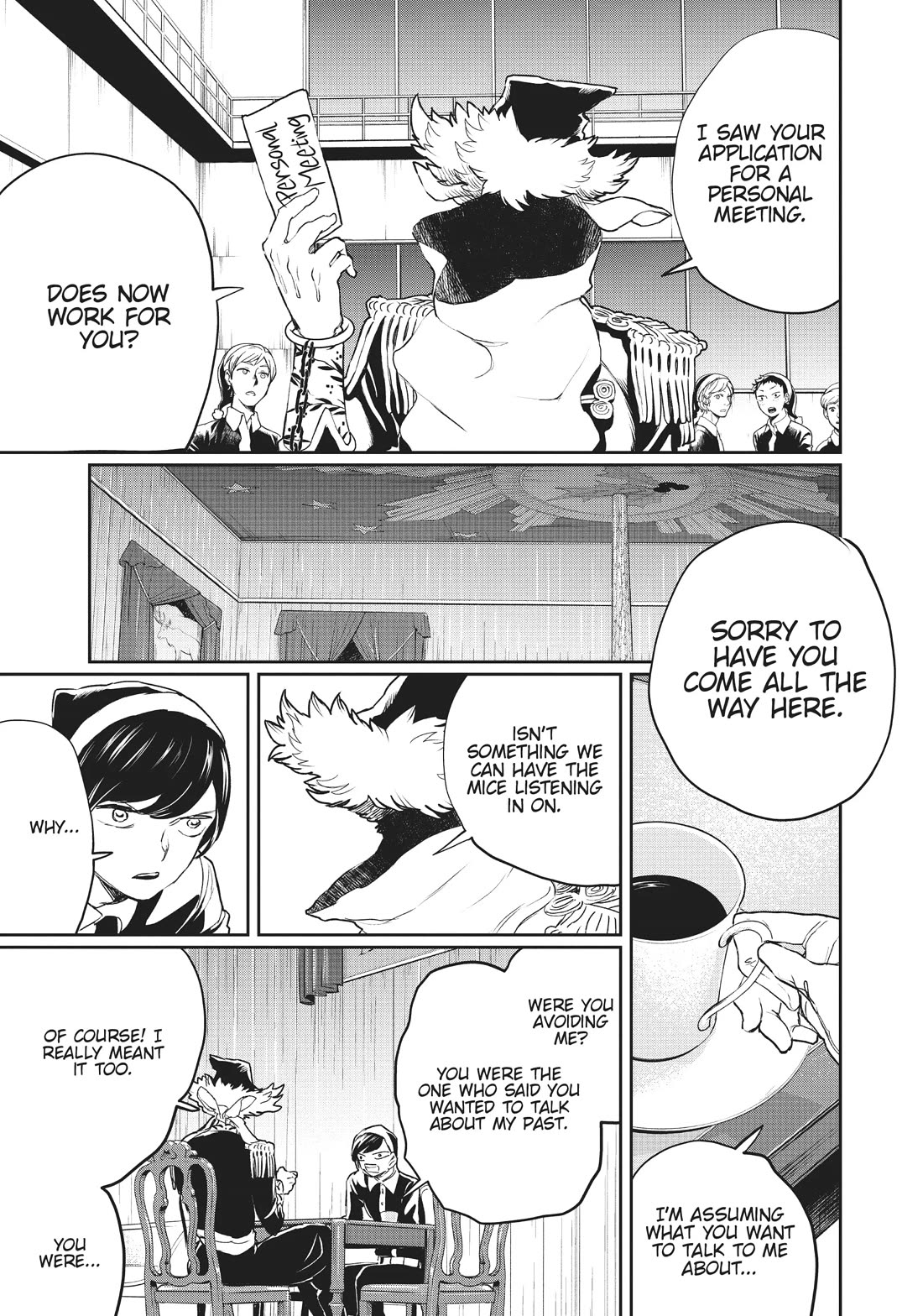 Black Night Parade Chapter 15 page 21 - Chapter 15: Trial by Conveyor Belt!
