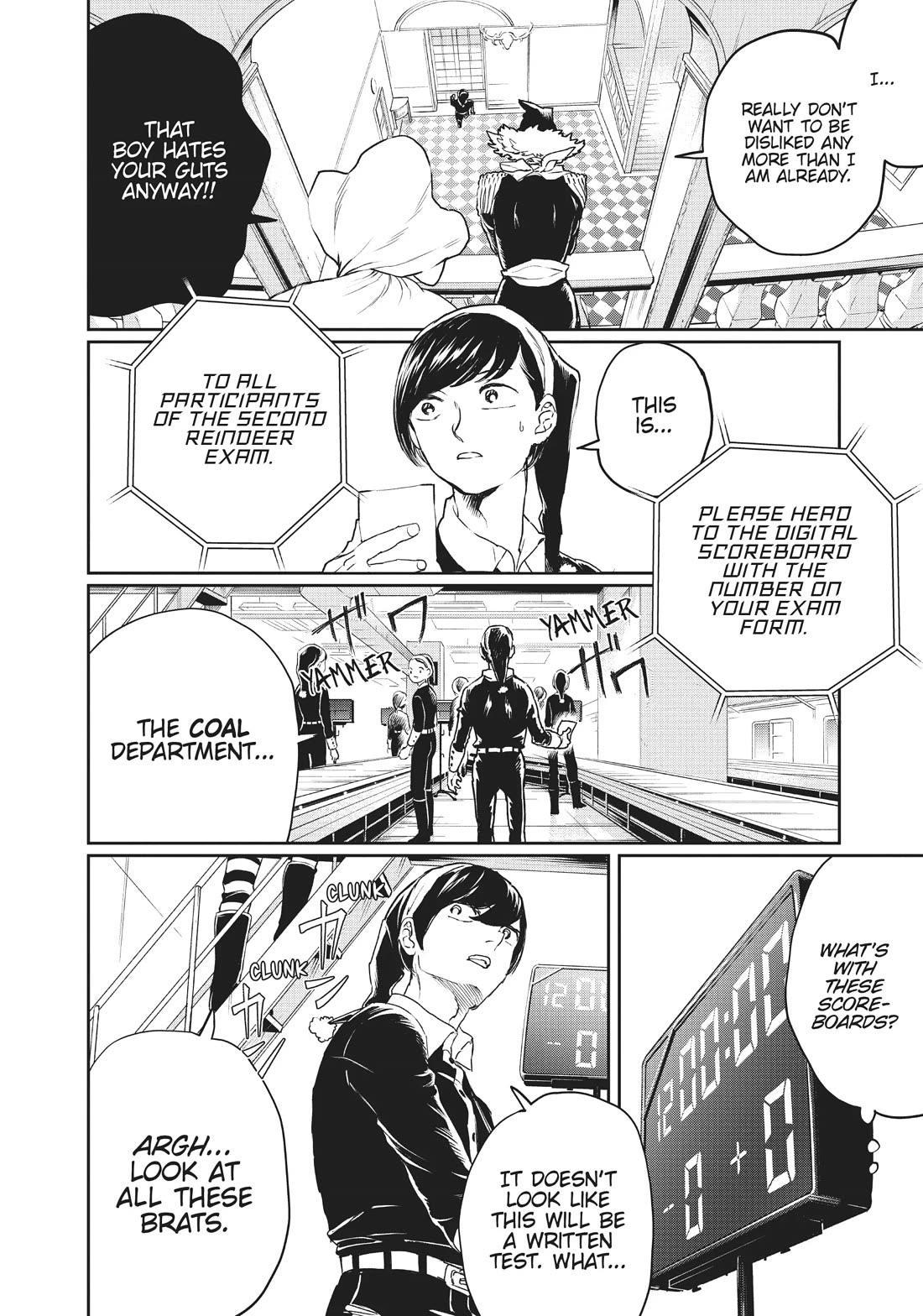Black Night Parade Chapter 15 page 6 - Chapter 15: Trial by Conveyor Belt!