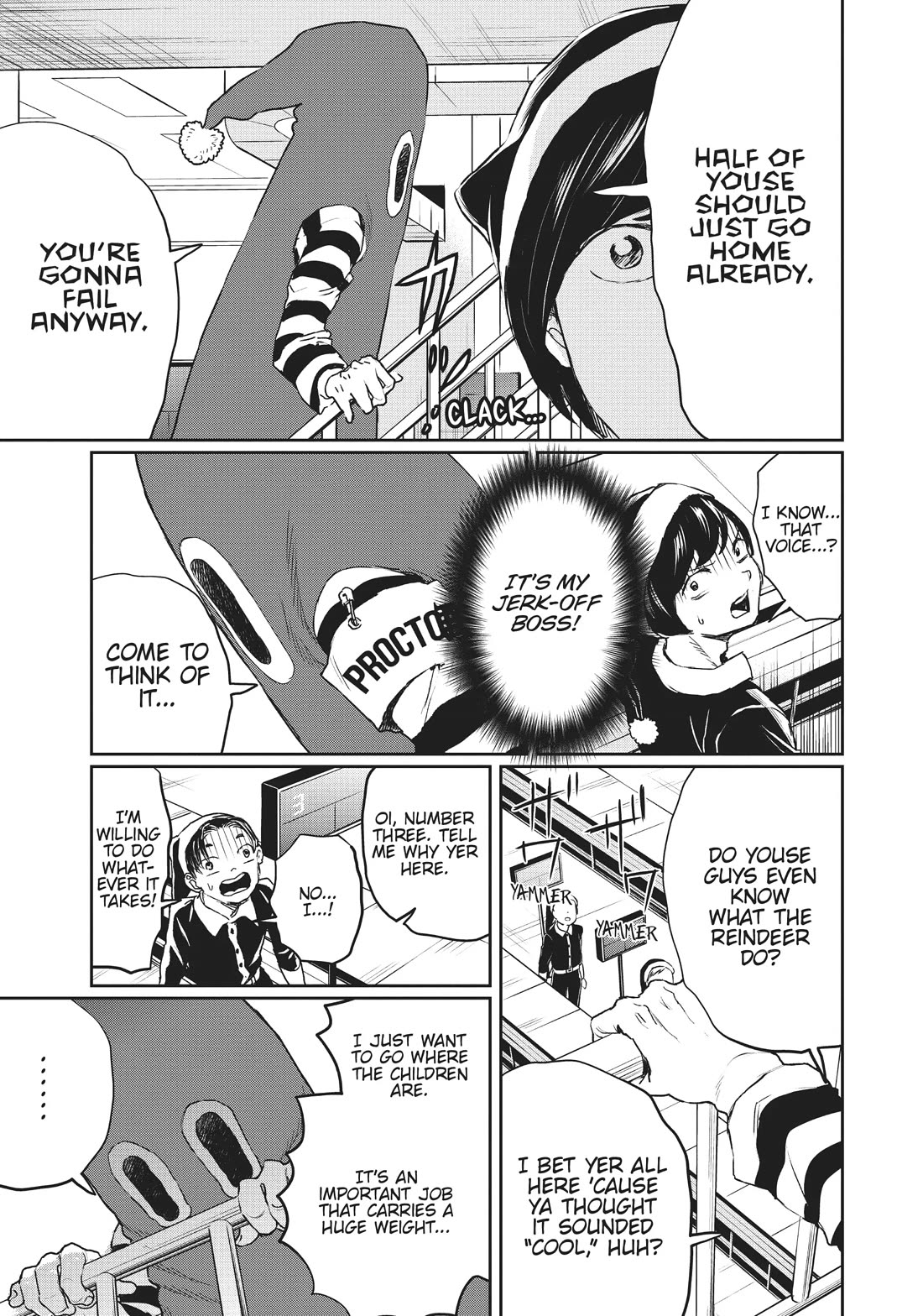 Black Night Parade Chapter 15 page 7 - Chapter 15: Trial by Conveyor Belt!