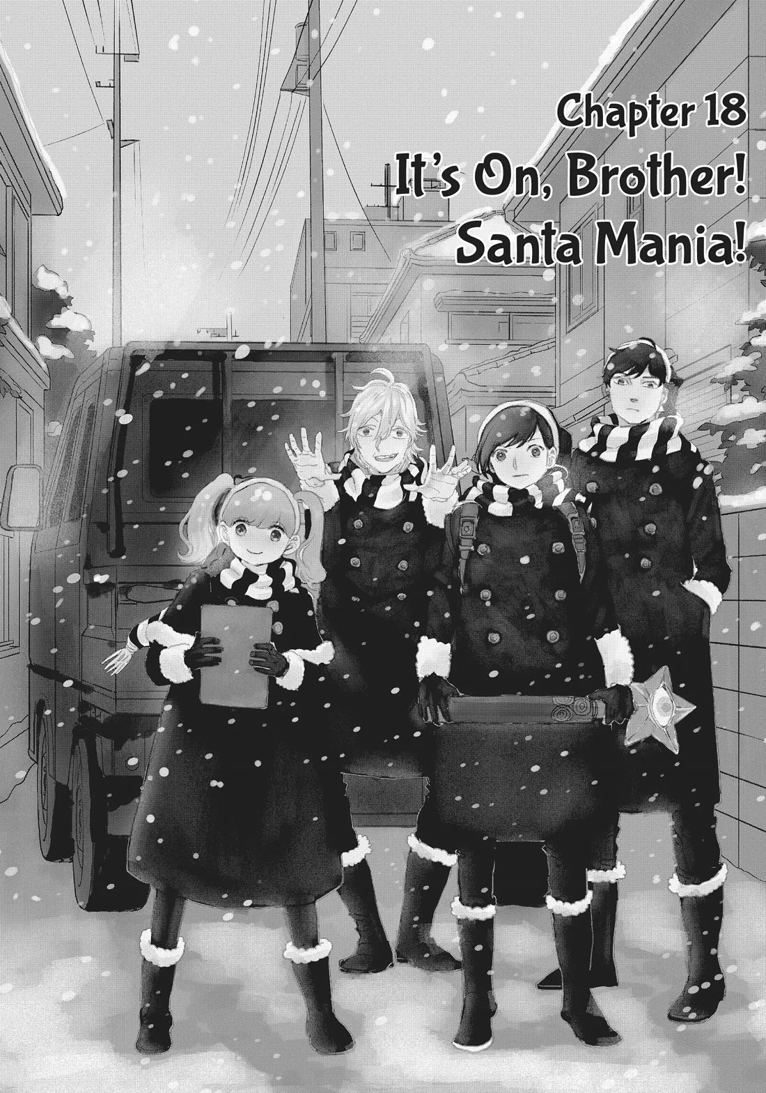 Black Night Parade Chapter 18 page 1 - Chapter 18: It's On, Brother! Santa Mania!
