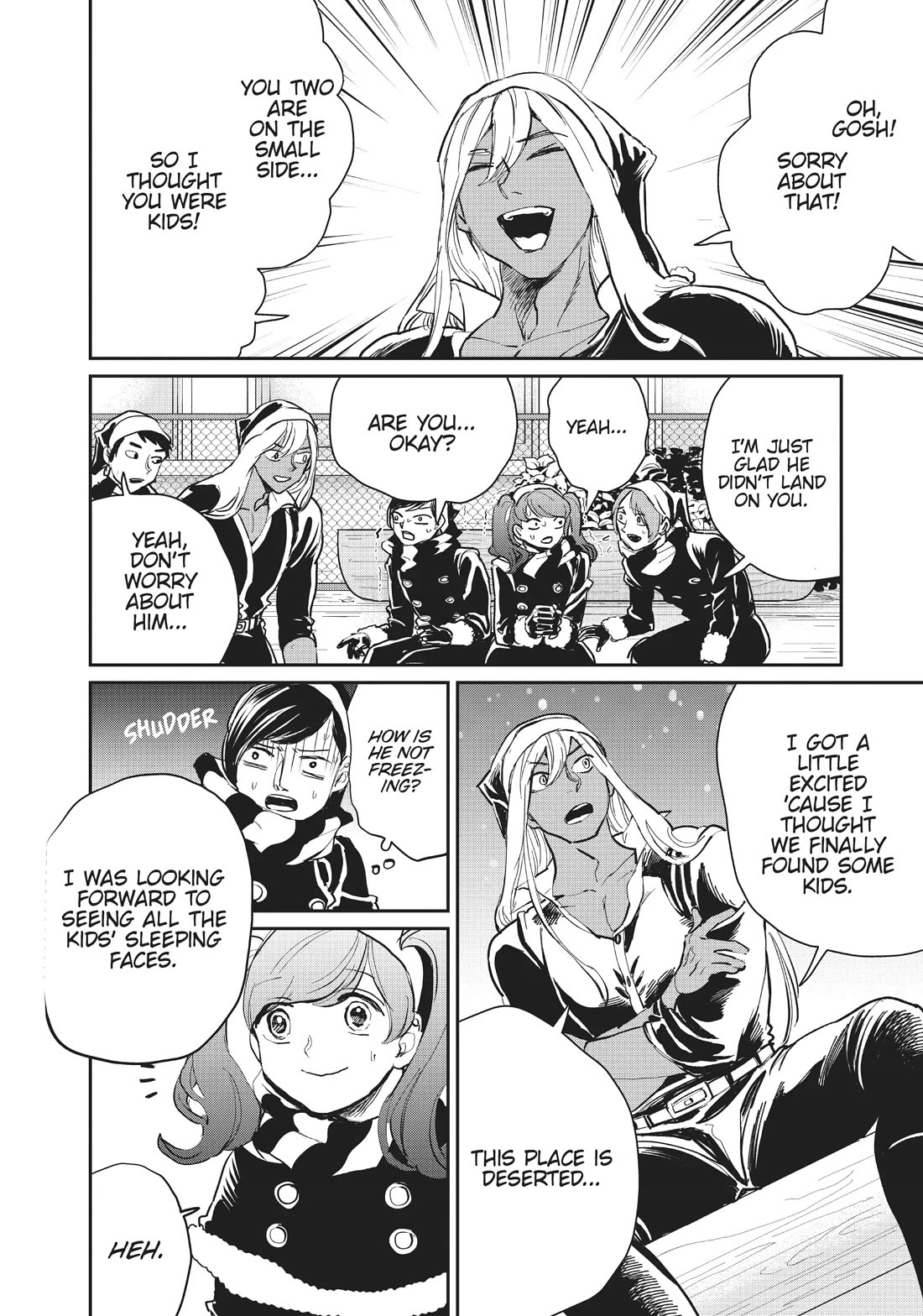 Black Night Parade Chapter 18 page 25 - Chapter 18: It's On, Brother! Santa Mania!