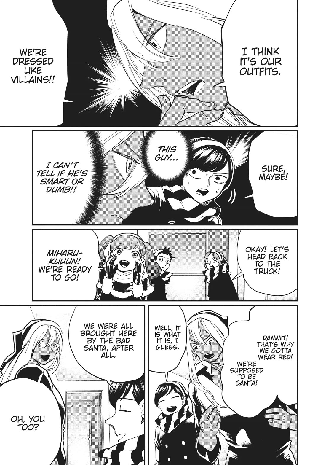Black Night Parade Chapter 18 page 36 - Chapter 18: It's On, Brother! Santa Mania!