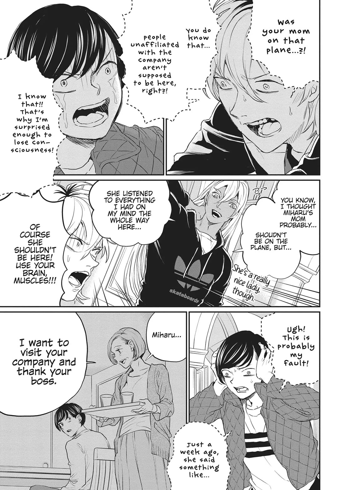 Black Night Parade Chapter 24 page 9 - Chapter 24: It's Bring Mom to Work Day