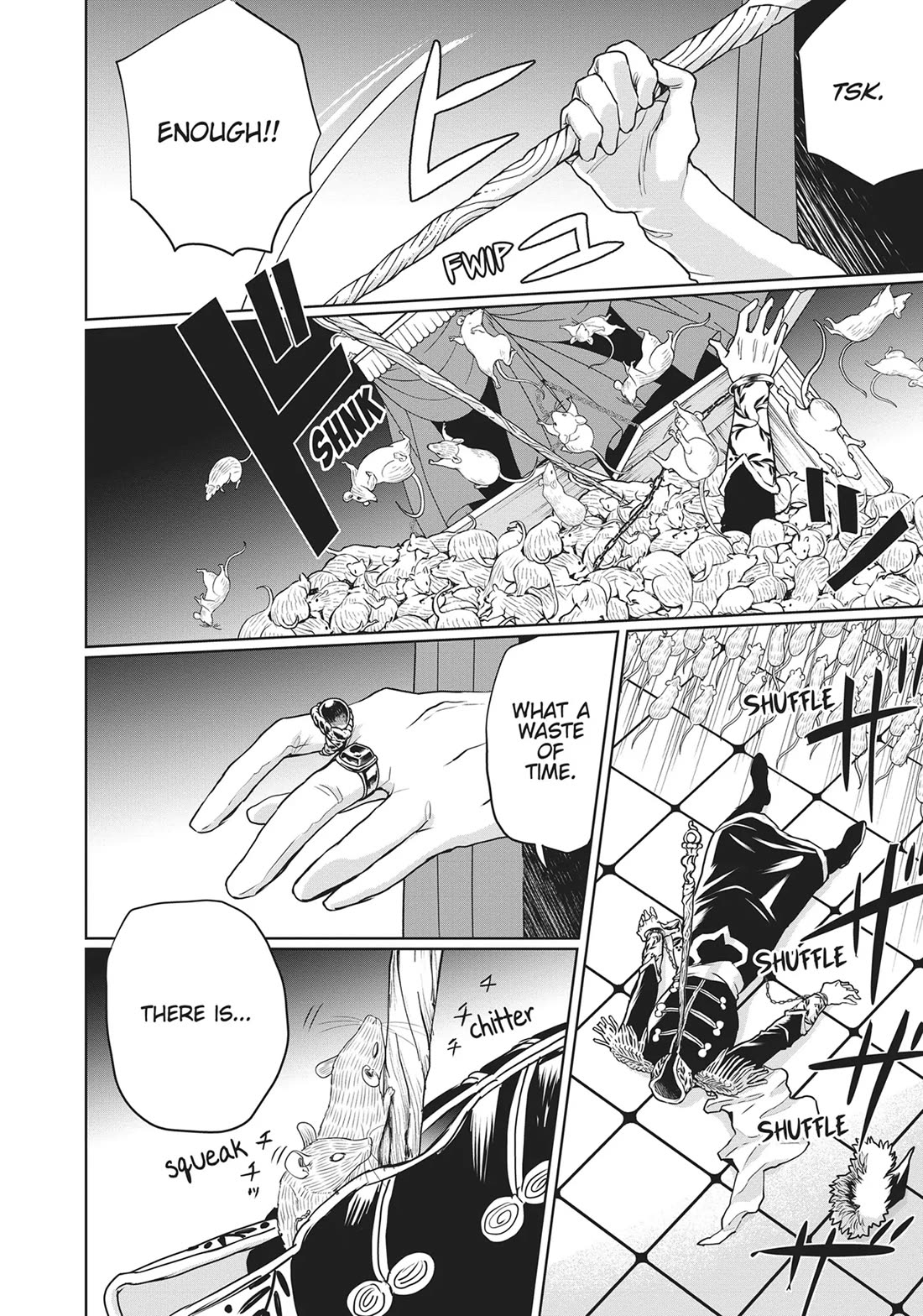Black Night Parade Chapter 26 page 10 - Chapter 26: Faceless Santa and the Hungry Mice
