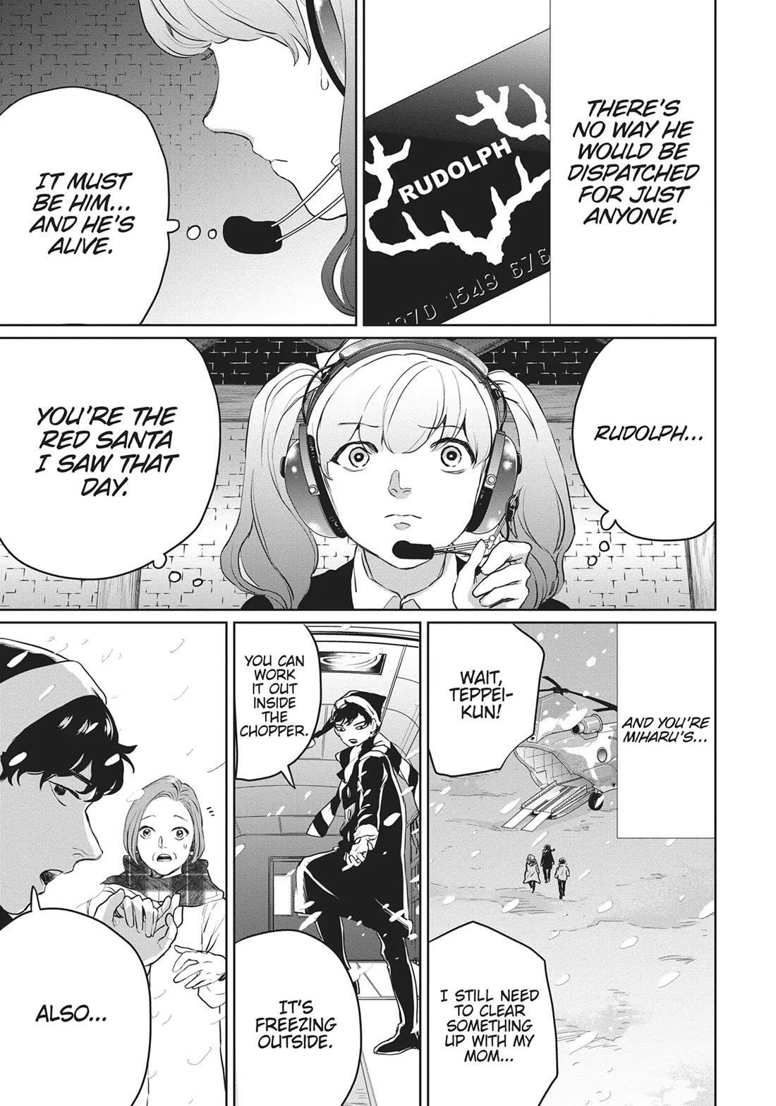 Black Night Parade Chapter 26 page 17 - Chapter 26: Faceless Santa and the Hungry Mice