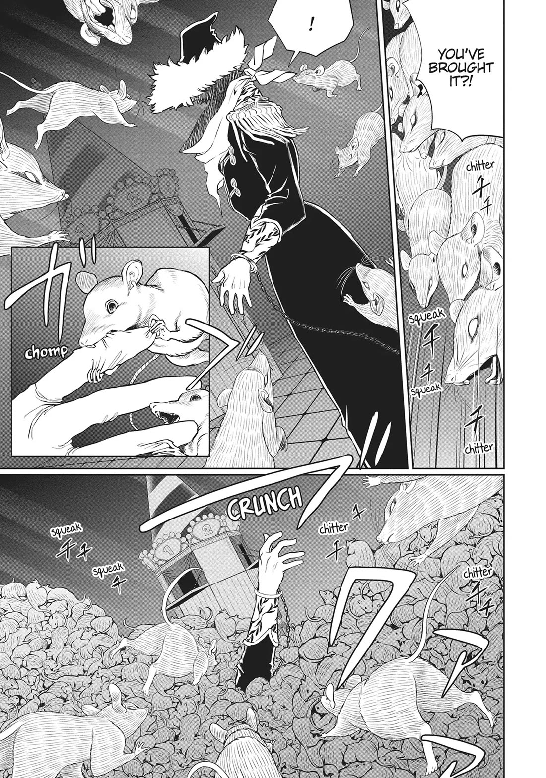 Black Night Parade Chapter 26 page 9 - Chapter 26: Faceless Santa and the Hungry Mice