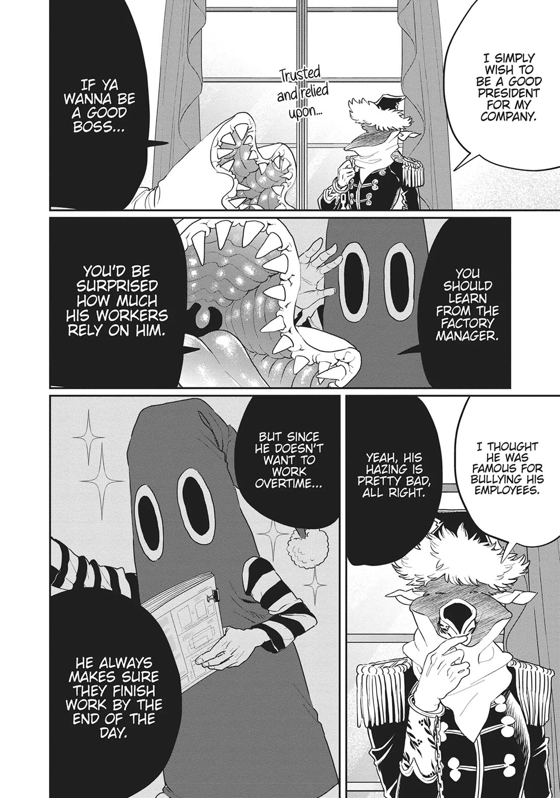 Black Night Parade Chapter 32.5 page 6 - Chapter 32.5: The Ever-Changing Whims of Upper Management