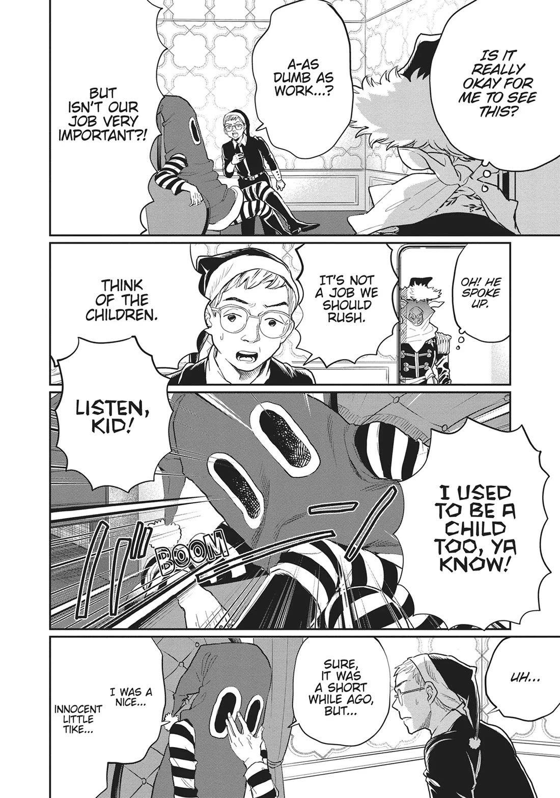 Black Night Parade Chapter 32.5 page 8 - Chapter 32.5: The Ever-Changing Whims of Upper Management