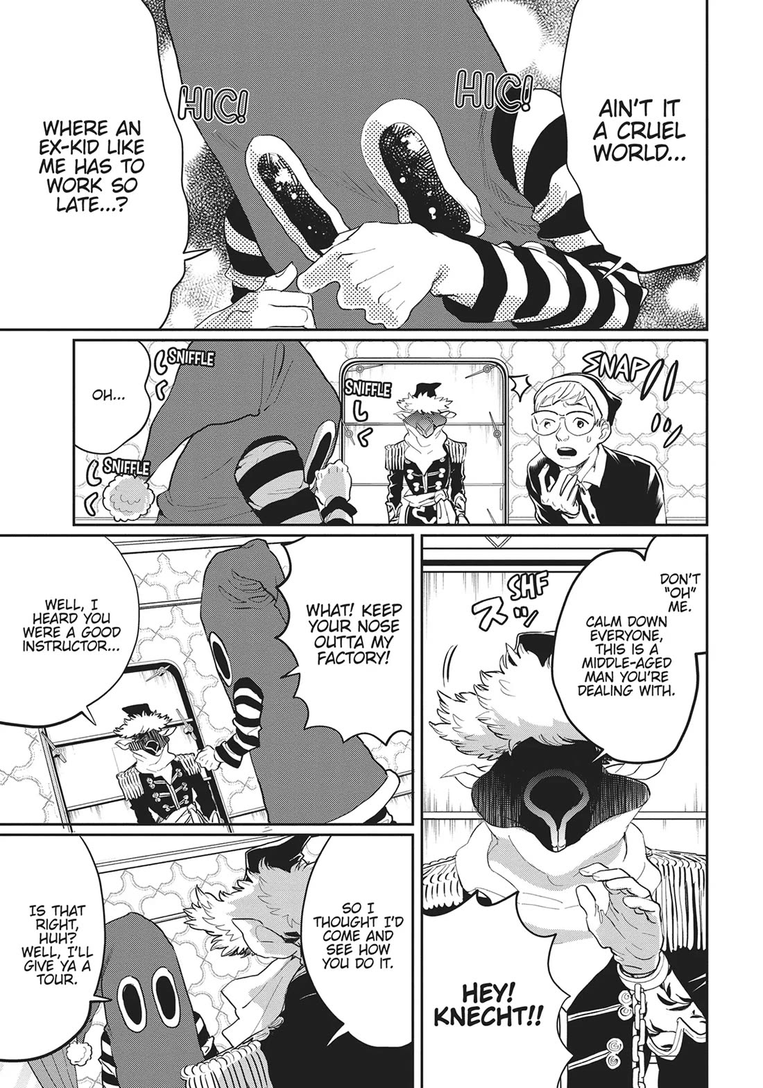 Black Night Parade Chapter 32.5 page 9 - Chapter 32.5: The Ever-Changing Whims of Upper Management