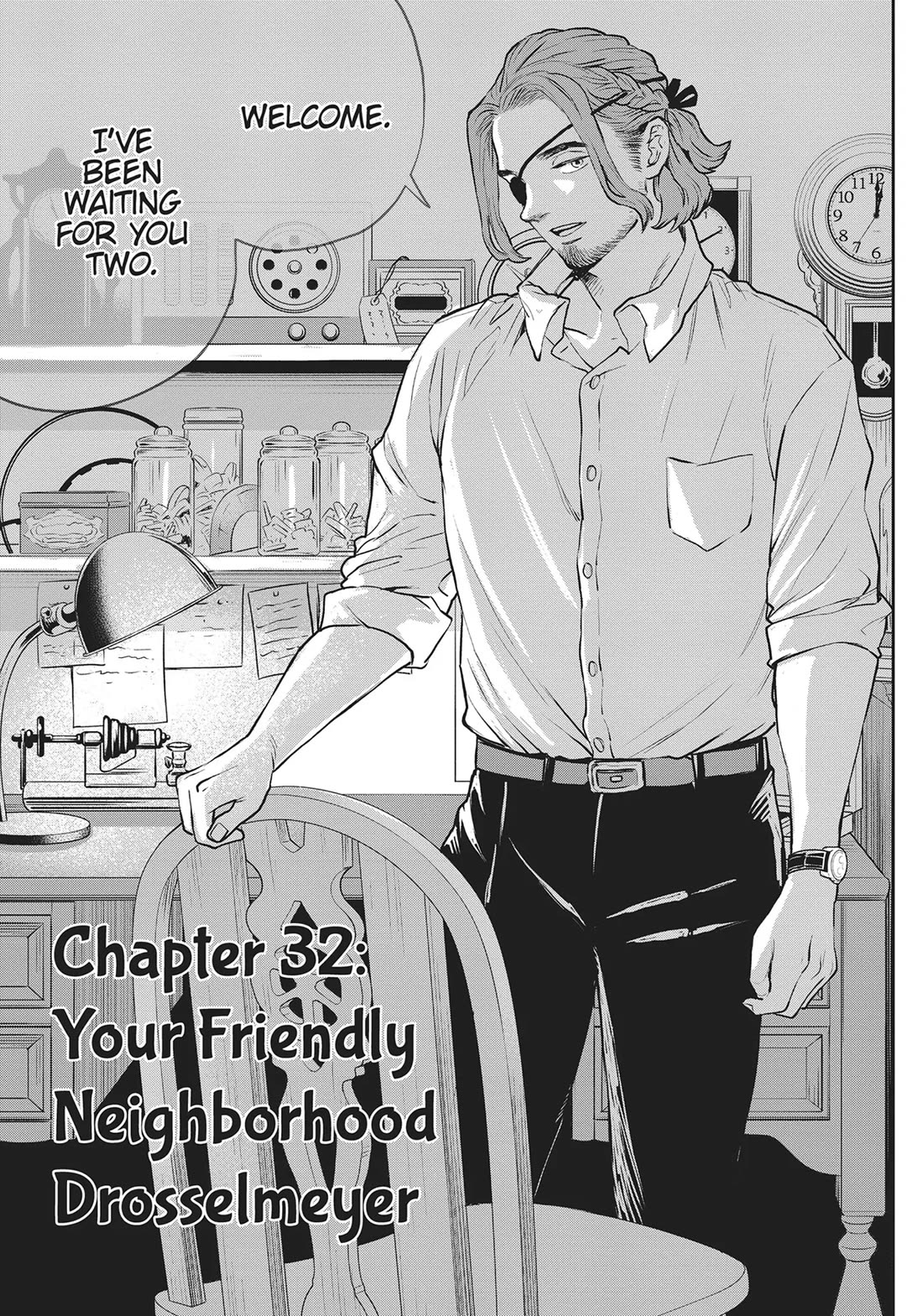 Black Night Parade Chapter 32 page 1 - Chapter 32: Your Friendly Neighborhood Drosselmeyer